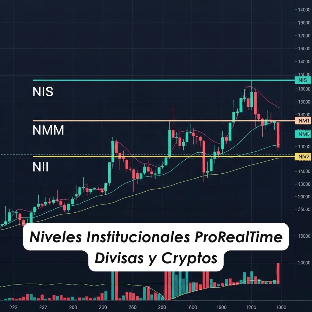 Indicador de Niveles Institucionales Divisas y Cryptos